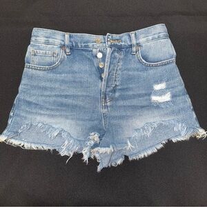 Pacsun Denim Frayed Hem‎ Shorts high rise size 27